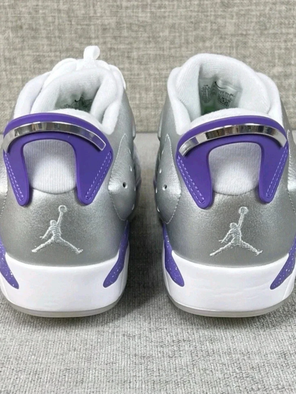Nike Air Jordan 6 Retro NRG Low Golf US Open Silver Purple FD0205-055 Men’s 10